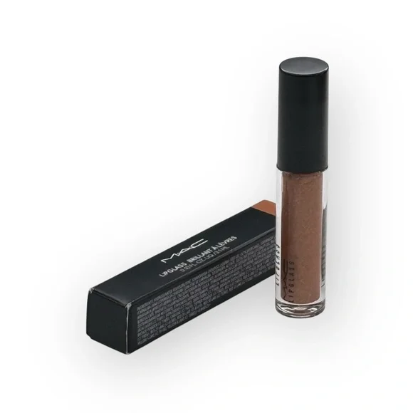 Best Seller: new Mac Cosmetics ★ Lipglass Lip Gloss ★ Oh Baby ★ Sparkling Bronze - Picture 9 of 16